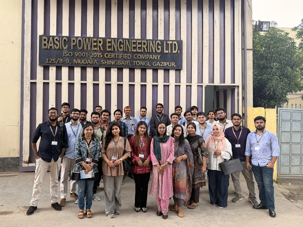 Industrial visit at Basic Power Engineering Ltd.